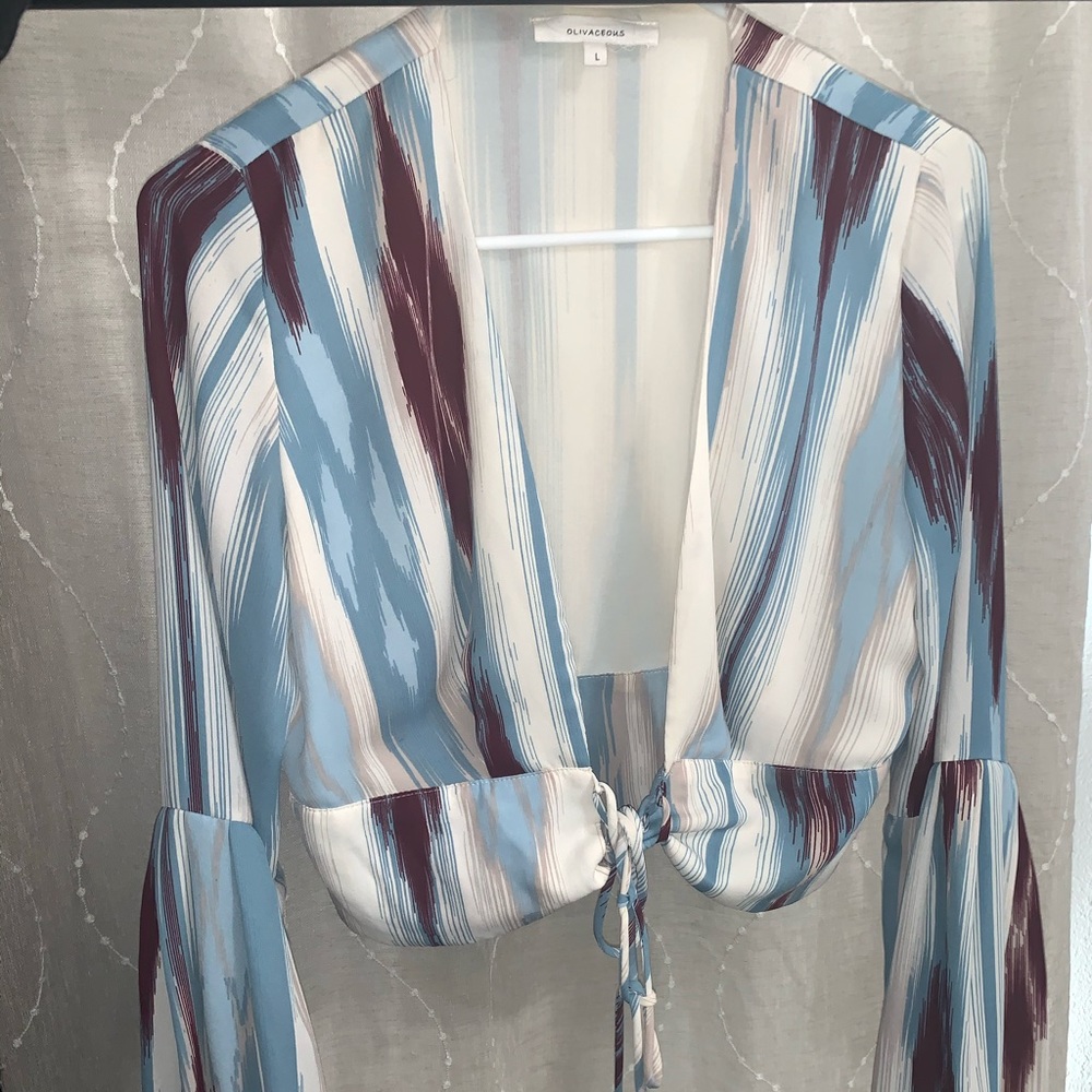 Tie Front Crop Top
